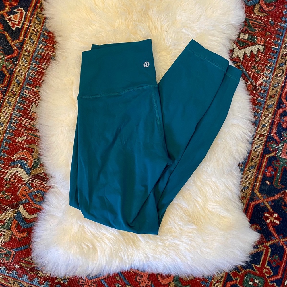 lululemon Align™ Crop 21” in Teal
